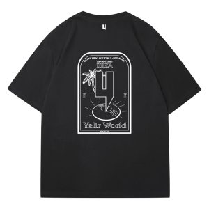 Yelir World Ibiza Beach Club Retro Print Short-Sleeve T-Shirt